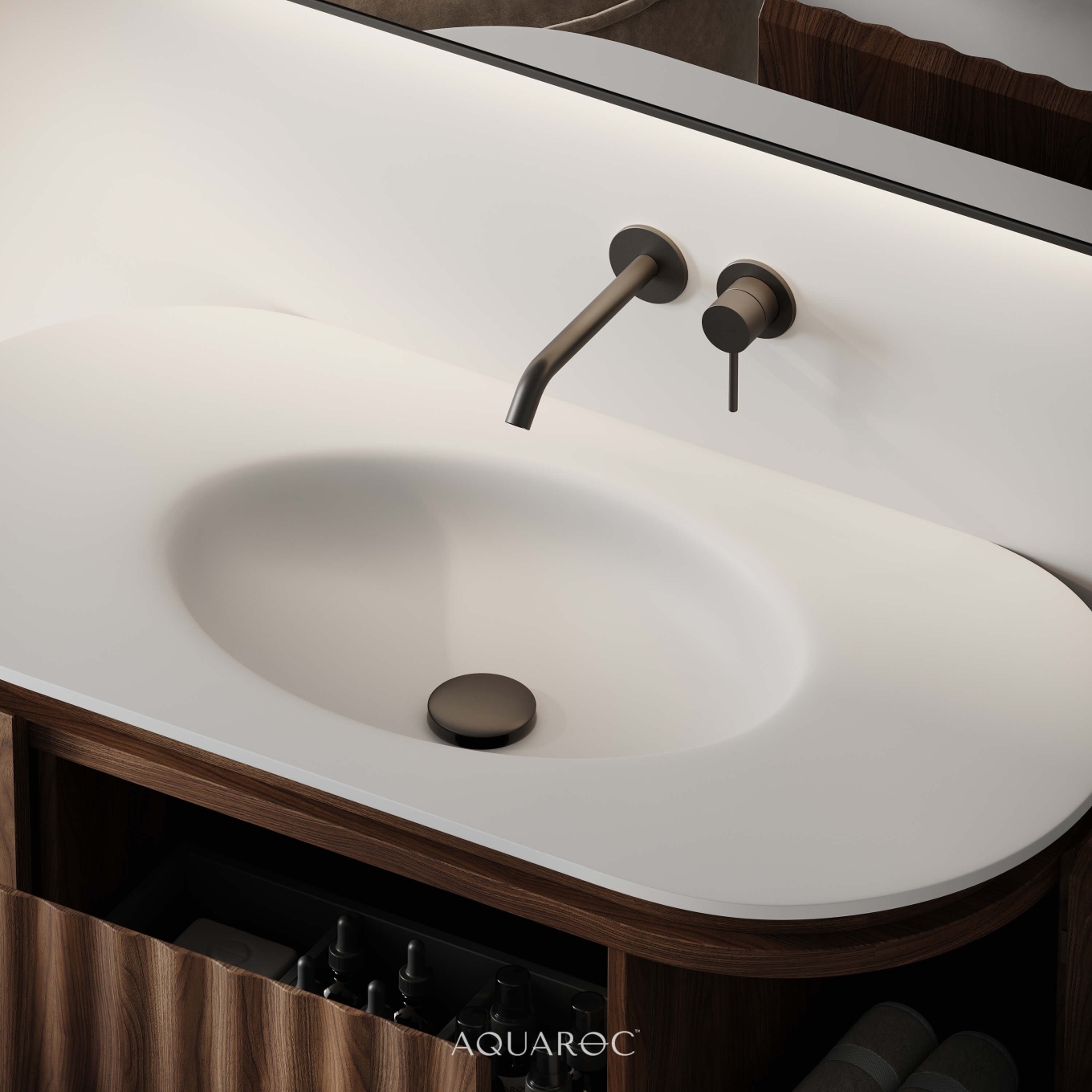 Niche Matte Black Unslotted Click Clack Basin Waste